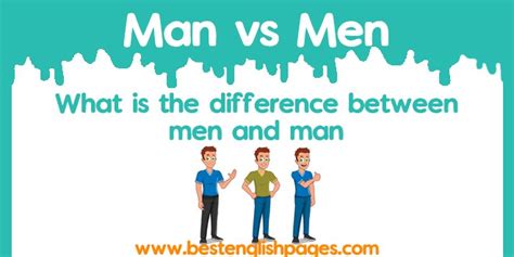 man vs men|Difference between Men and Man .